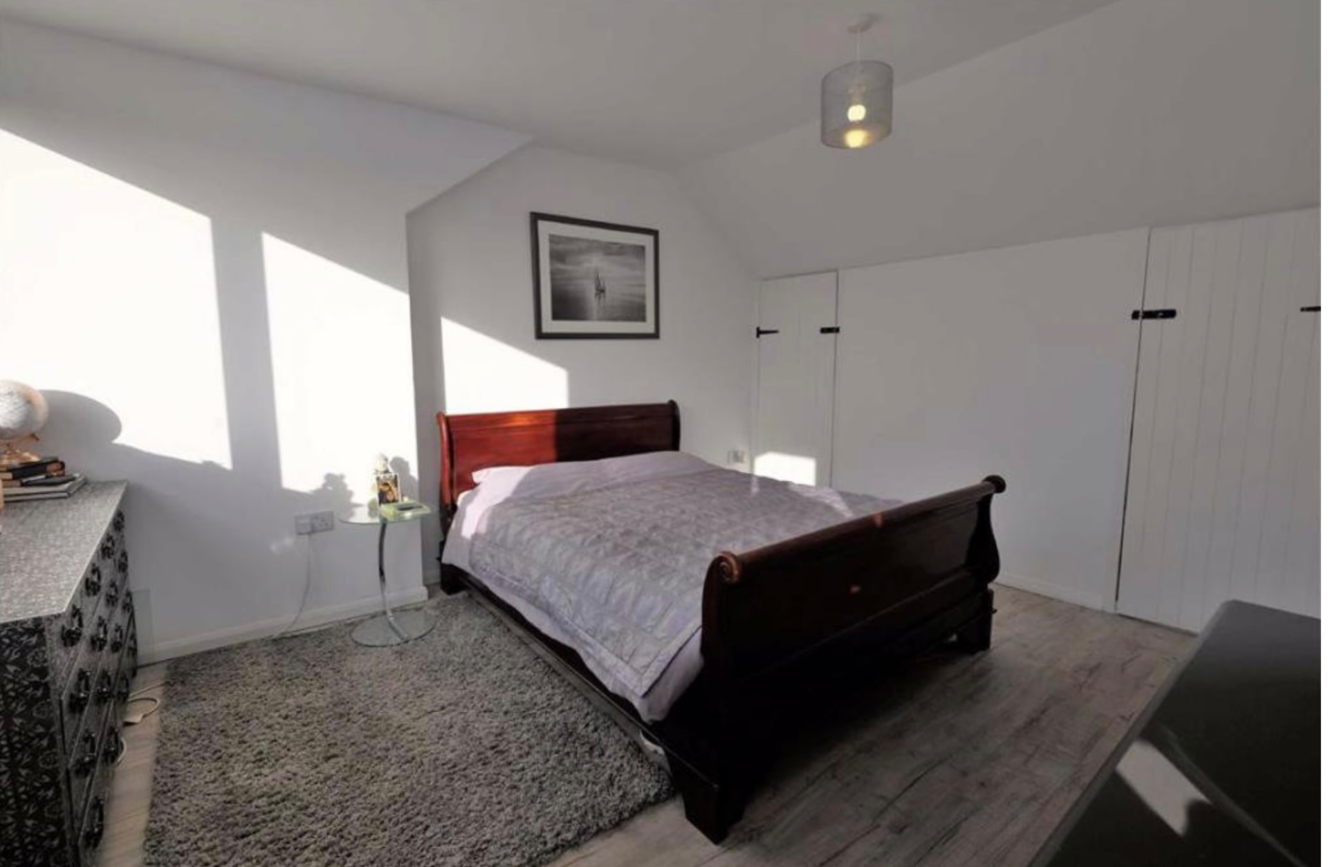 Finished loft bedroom with fitted eaves storage in the Lytham St Annes conversion