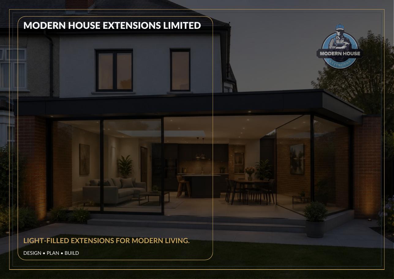 Modern House Extensions brochure cover
